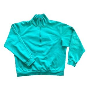 Lululemon Quarter Zip Pullover Men Medium Green